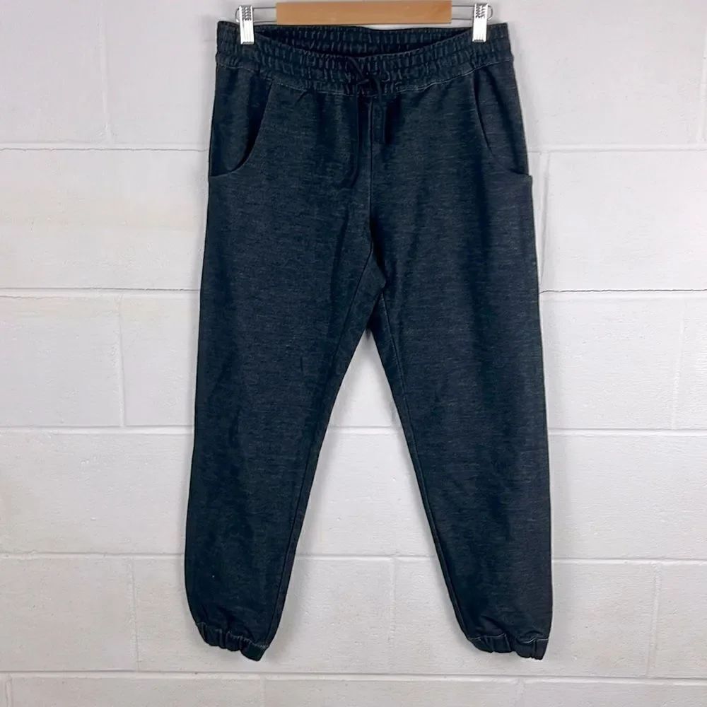 Lucy high waisted black heathered joggers